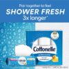 Cottonelle FreshFeel Flushable Wet Wipes, Adult Wet Wipes, 8 Flip-Top Packs, 336 Total Wipes