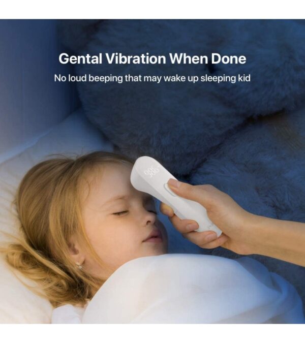 iHealth No-Touch Forehead Thermometer, Digital Infrared Thermometer for Adults and Kids, Touchless Baby Thermometer, 3 Ultra-Sensitive Sensors, Large LED Digits, Quiet Vibration Feedback, Non Contact