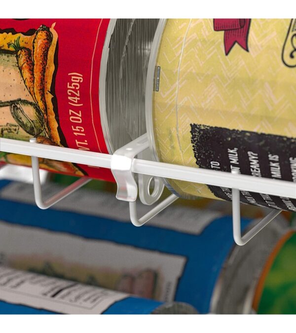 img-c5c39e968e0878b6baa7383fa623df57 SimpleHouseware Stackable Can Rack Organizer, White