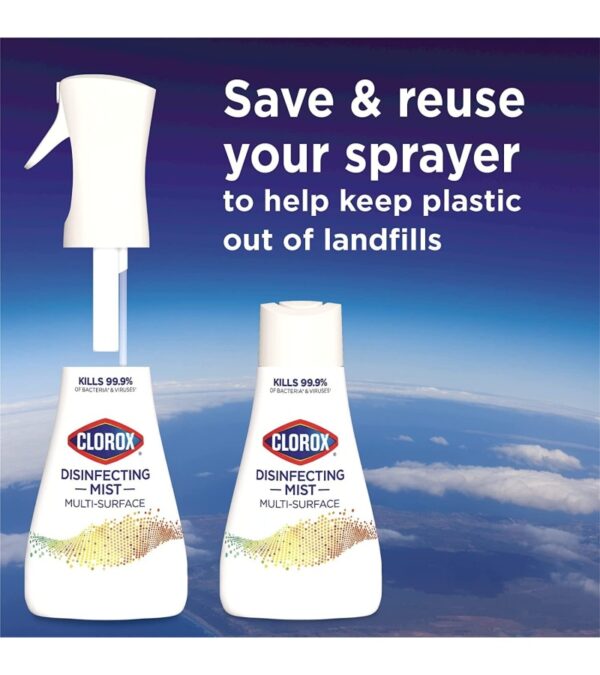 img-c7077c0fa95936fc336ef965f0eb2d83-1 Clorox Cleaning Bundle Disinfecting Mist Lemon & Orange Blossom Scent (1 Spray Bottle & 1 Refill, 16 Fl Oz Each) Disinfecting Wipes, Moisture Seal Lid Fresh Scent (3-Pack, 75ct Each)