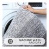img-c87348f868f619ebae48b40d115b05c9 OLANLY Luxury Rug, Extra Soft and Absorbent Microfiber Rugs, Non-Slip Plush Shaggy Bath Carpet, Machine Wash Dry, Bath Mats for Bathroom Floor, Tub and Shower, 24×16, Grey
