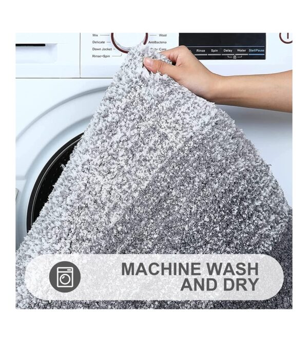 img-c87348f868f619ebae48b40d115b05c9 OLANLY Luxury Rug, Extra Soft and Absorbent Microfiber Rugs, Non-Slip Plush Shaggy Bath Carpet, Machine Wash Dry, Bath Mats for Bathroom Floor, Tub and Shower, 24×16, Grey