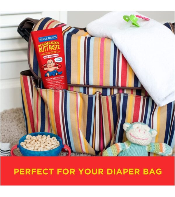 img-ccf72ee217c31b048cd606c5dcdc15f5 Boudreaux's Butt Paste Maximum Strength Diaper Rash Cream, Ointment for Baby, 4 oz Tube