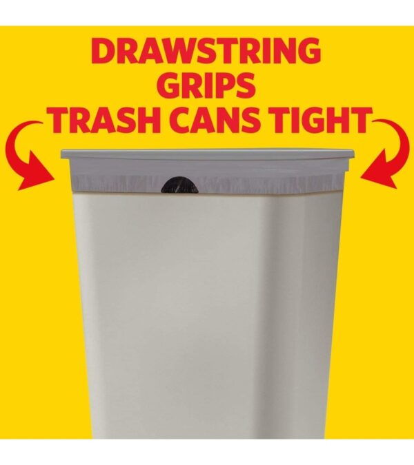 img-d3c07b8e784c9b3d72a35eb0f689ce86 Glad Tall Kitchen Drawstring Trash Bags – OdorShield 13 Gallon Grey Trash Bag, Febreze Fresh Clean – 80 Count