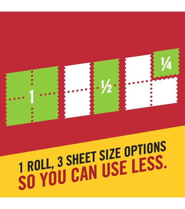 img-d4ea32691af7bfd6cfee107591be29cb Brawny Tear-A-Square Paper Towels, 16 Double Rolls = 32 Regular Rolls, 3 Sheet Size Options, Quarter Size Sheets