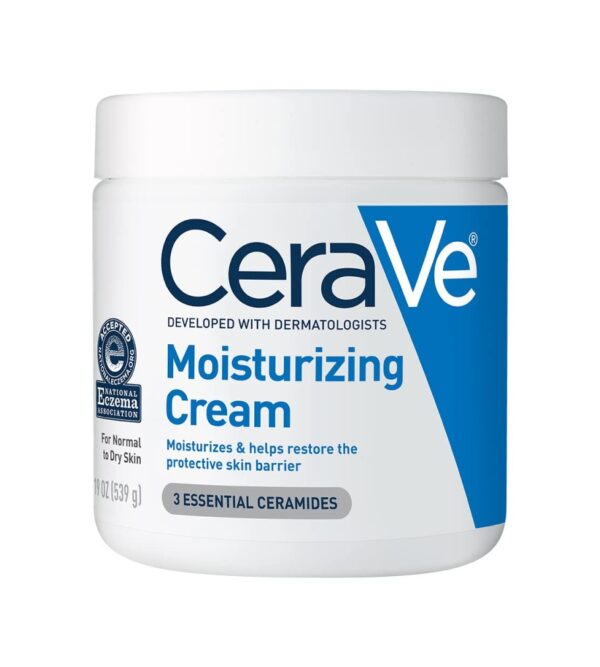 img-d5763d3df69688a0ca3bb641a3ca1da4 CeraVe Moisturizing Cream | Body and Face Moisturizer for Dry Skin | Body Cream with Hyaluronic Acid and Ceramides | Normal | Fragrance Free | 19 Oz | Packages May Vary