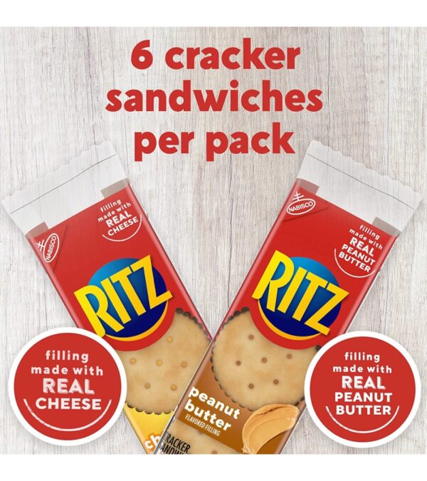 img-d6152d79242df5cd8104835b9eeac344 RITZ Peanut Butter Sandwich Cracker Snacks and Cheese Sandwich Crackers, Snack Crackers Variety Pack, 32 Snack Packs