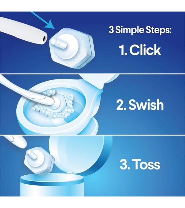 img-d85b9693375146da794f097564bef225 Clorox ToiletWand Disposable Toilet Cleaning Kit, Toilet Brush, Toilet and Bathroom Cleaning System with Storage Caddy and 16 Disinfecting ToiletWand Refill Heads (Package May Vary)