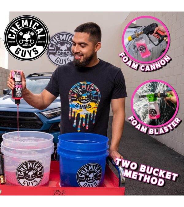 img-dccec05fb1c7e3ed700576c7313b896a Chemical Guys CWS_402_64 Mr. Pink Foaming Car Wash Soap (Works with Foam Cannons, Foam Guns or Bucket Washes) Safe for Cars, Trucks, Motorcycles, RVs & More, 64 fl oz (Half Gallon), Candy Scent