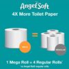 img-dd15d685b5e3b6f87a3e4b008cdf96b8 Angel Soft® Toilet Paper, 4 Mega Rolls = 16 Regular Rolls, 2-Ply Bath Tissue