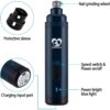 img-e152c97710d567a43952496a11606620 Casfuy Dog Nail Grinder Upgraded – Professional 2-Speed Electric Rechargeable Pet Nail Trimmer Painless Paws Grooming & Smoothing for Small Medium Large Dogs & Cats (Dark Blue)