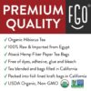 img-e35048bec81d7c2fa81d944d4fd8790d Organic Hibiscus Tea Bags | 100 Tea Bags | Eco-Conscious Tea Bags in Kraft Bag | Raw from Egypt | by FGO