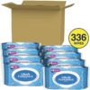 Cottonelle FreshFeel Flushable Wet Wipes, Adult Wet Wipes, 8 Flip-Top Packs, 336 Total Wipes