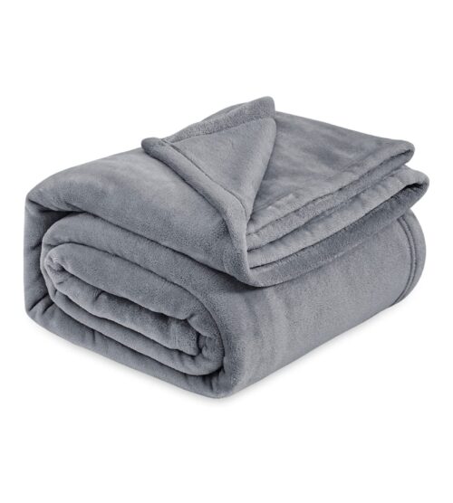 img-e4c3be909b8ef8154be53b078f3e1f58 Bedsure Fleece Bed Blankets Queen Size Grey – Soft Lightweight Plush Fuzzy Cozy Luxury Blanket Microfiber, 90×90 inches