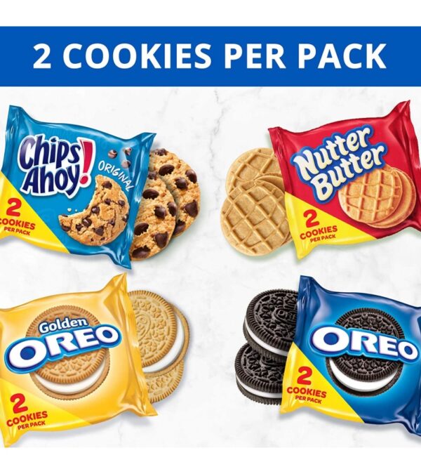 img-e62c1ac1fffaf92842f5234c4e93f0c5 OREO Original, OREO Golden, CHIPS AHOY! & Nutter Butter Cookie Snacks Variety Pack, 56 Snack Packs (2 Cookies Per Pack) Hot Sale