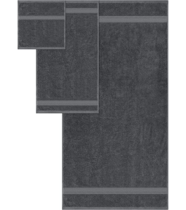 img-e84b60c6c335a80ac07d0be7a9de8d7d Utopia Towels 8-Piece Premium Towel Set, 2 Bath Towels, 2 Hand Towels, and 4 Wash Cloths, 600 GSM 100% Ring Spun Cotton Highly Absorbent Towels for Bathroom, Gym, Hotel, and Spa (Grey)