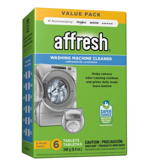 img-ec2705b8a6c49c8930f98d1a2ee4439c Affresh Washing Machine Cleaner, Cleans Front Load and Top Load Washers, Including HE, 6 Tablets