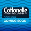 Cottonelle FreshFeel Flushable Wet Wipes, Adult Wet Wipes, 8 Flip-Top Packs, 336 Total Wipes