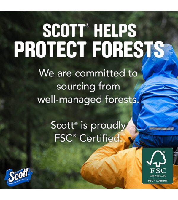 img-ee21f5a223390097d01466046ca1b748 Scott 1000 Toilet Paper, 32 Regular Rolls, Septic-Safe, 1-Ply Toilet Tissue