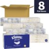 Kleenex Expressions Ultra Soft Facial Tissues, Soft Facial Tissue, 8 Flat Boxes, 120 Tissues per Box, 3-Ply (960 Total Tissues)