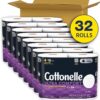 img-f0b1b70240e7b4adabea4784ad0ff2c8 Cottonelle Ultra Comfort Toilet Paper with Cushiony CleaningRipples Texture, Strong Bath Tissue, 32 Family Mega Rolls (32 Family Mega Rolls = 144 Regular Rolls) (8 Packs of 4), 325 Sheets per Roll
