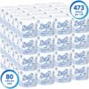 img-f386965e59811aef189542aa19d6ce13 Scott Professional 100% Recycled Fiber Standard Roll Bathroom Tissue (13217), 2-Ply, White, 80 Rolls / Case, 473 Sheets / Roll, 37,840 Sheets / Case