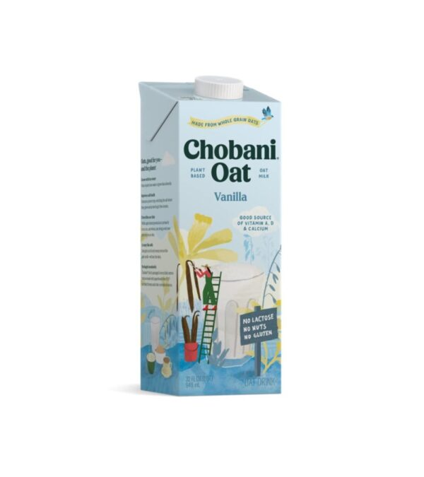 img-f6222611d62dcfdb59bb4e0681acec81 Chobani Oat Drink, Vanilla Barista Edition, No Lactose, No Nuts, Gluten Free, 32 Ounce (Pack of 12)