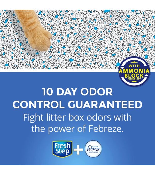 img-f7b8025299acc126c74f707e97f28adc Fresh Step Clumping Cat Litter, Extreme Odor Control, Mountain Spring Scent With Febreze, 14 lbs