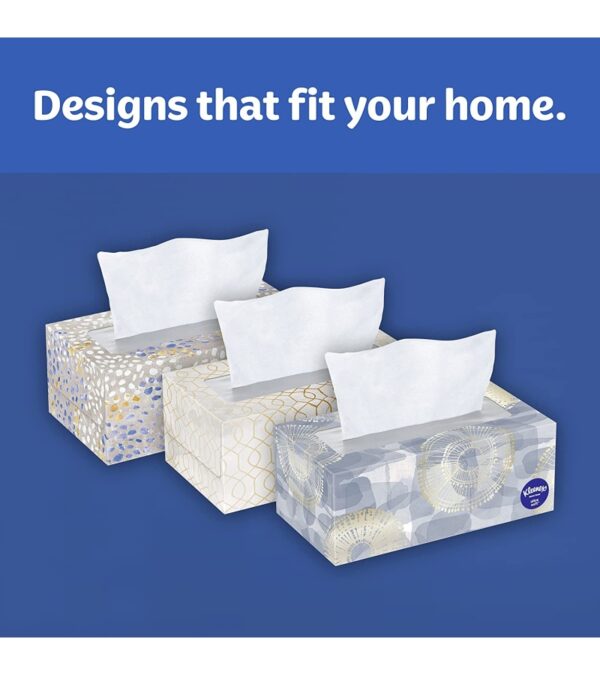 Kleenex Expressions Ultra Soft Facial Tissues, Soft Facial Tissue, 8 Flat Boxes, 120 Tissues per Box, 3-Ply (960 Total Tissues)