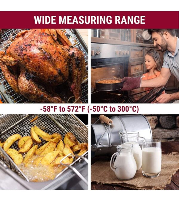 img-f9cea2dd19c643b9a7a0f2aaf41f7544 ThermoPro TP03 Digital Meat Thermometer for Cooking Kitchen Food Candy Instant Read Thermometer with Backlight and Magnet for Oil Deep Fry BBQ Grill Smoker Thermometer