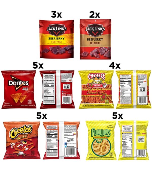 img-f9fa9213b37f7dad318a36e6534f3675 Frito-Lay Combo Mix with Jack Link's, 24 Count Variety Pack