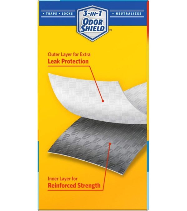 img-fc1d714ccdbddbb76c38d9018f7d3fde Glad Tall Kitchen Drawstring Trash Bags – OdorShield 13 Gallon Grey Trash Bag, Febreze Fresh Clean – 80 Count
