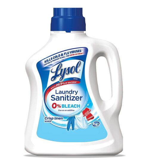 img-fd1f59f3980ecaf584e0db5915762ec1 Lysol Laundry Sanitizer Additive, Bacteria-Causing Laundry Odor Eliminator, 0% Bleach Laundry Sanitizer, color, , Multi 90 Fl Oz Crisp Linen