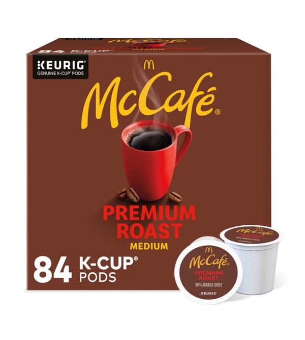 img-fd278d87d7ed333730bb5e55700774ba McCafe Premium Medium Roast K-Cup Coffee Pods, Premium Roast, 84 Count