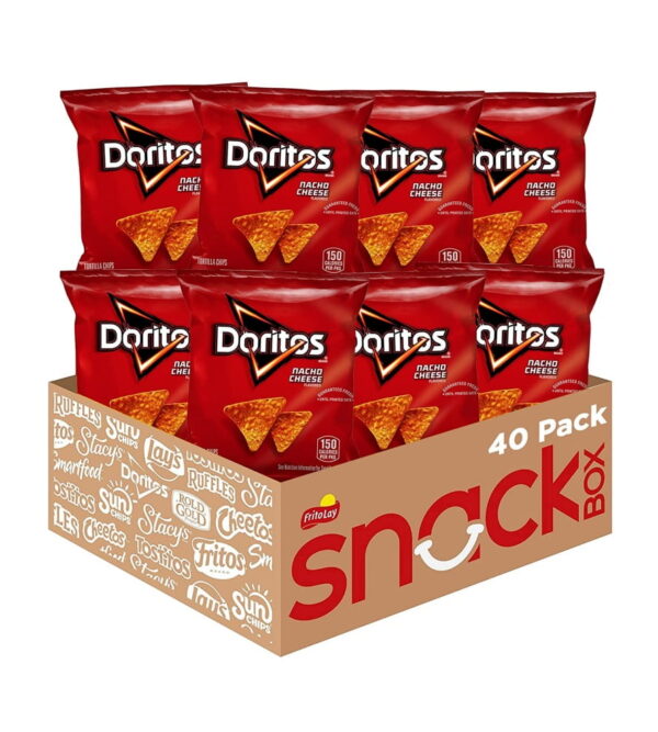 Doritos Flavored Tortilla Chips , 40 Count (Pack of 1)