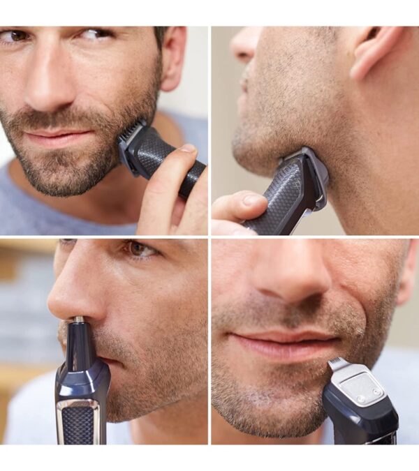 img-ff6a91590b4333efdc0535d747e5a50d Philips Norelco Multigroomer All-in-One Trimmer Series 3000, 13 Piece Mens Grooming Kit, for Beard, Face, Nose, and Ear Hair Trimmer and Hair Clipper, NO Blade Oil Needed, MG3750/60