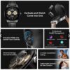 [Exclusive for New Users 0.99 ]：HW Watch Buds Smart Watch with Wireless Earphones
