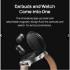 [Exclusive for New Users 0.99 ]：HW Watch Buds Smart Watch with Wireless Earphones