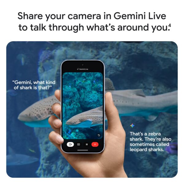 Google Pixel 10 Pro - Unlocked Android Smartphone - Gemini AI Assistant, Triple Rear Camera System, Fast-Charging 24+ Hour Battery, and 6.3" Super Actua Display - Obsidian - 128 GB (2025 Model)