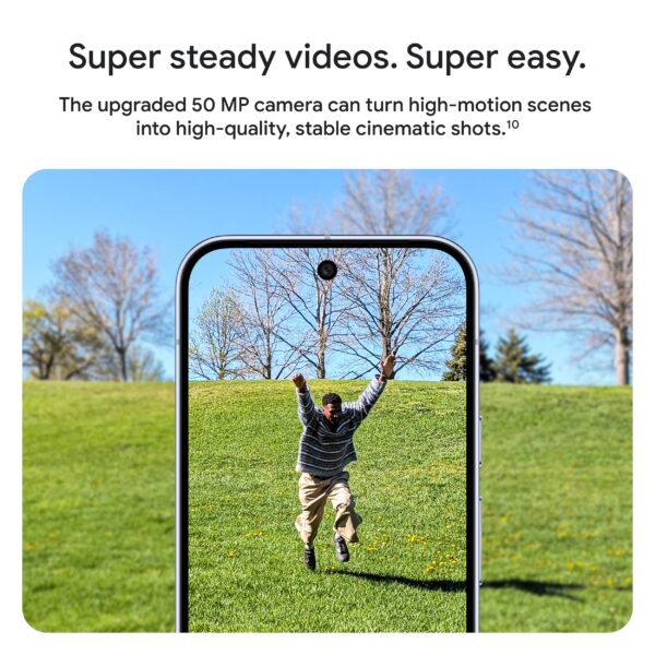 Google Pixel 10 Pro - Unlocked Android Smartphone - Gemini AI Assistant, Triple Rear Camera System, Fast-Charging 24+ Hour Battery, and 6.3" Super Actua Display - Obsidian - 128 GB (2025 Model)