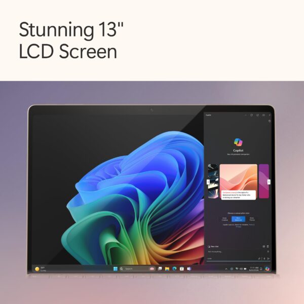 Version 1.0.0 Microsoft Surface Pro 2-in-1 Laptop/Tablet (2024), Windows 11 Copilot+ PC, 13" Touchscreen Display, Snapdragon X Plus (10 Core), 16GB RAM, 512GB Storage, Sapphire