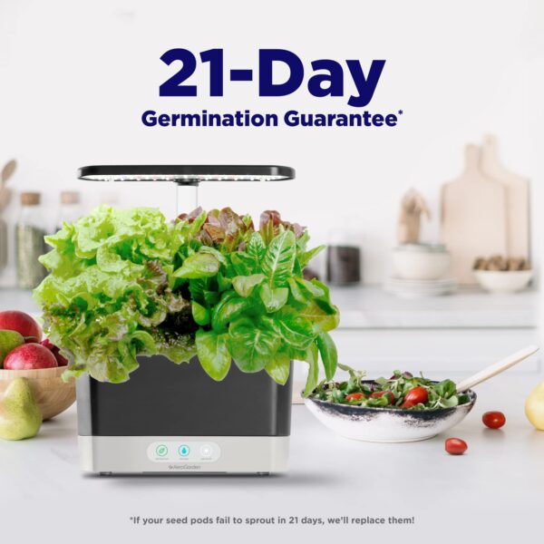 AeroGarden Harvest Lite in Cream, Soil-Free Indoor Hydroponic Garden with LED Grow Light for Year-Round Gardening of up to 6 Herbs and Vegetables